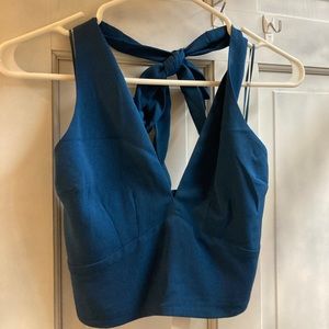 NWT halter tie going out top